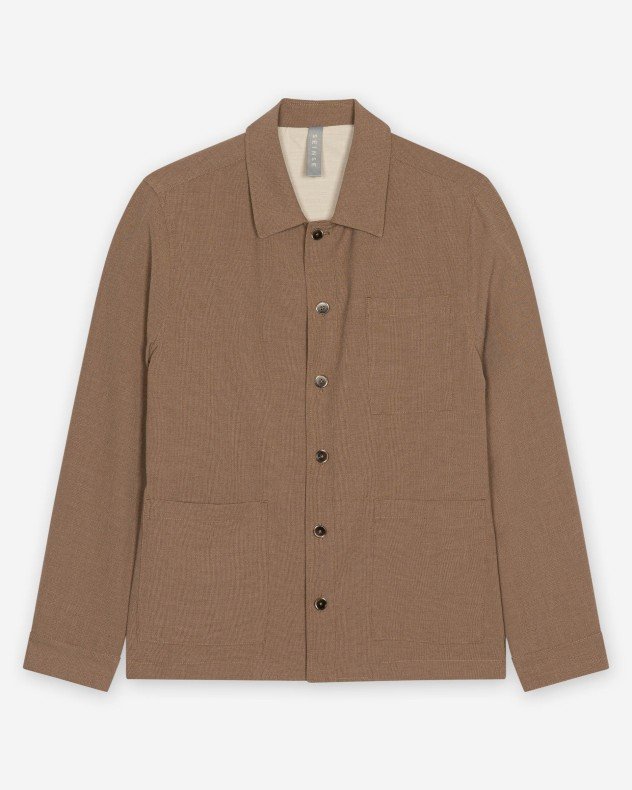 Seinse GBE1121SS Taupe Shirt jacket - Taupe