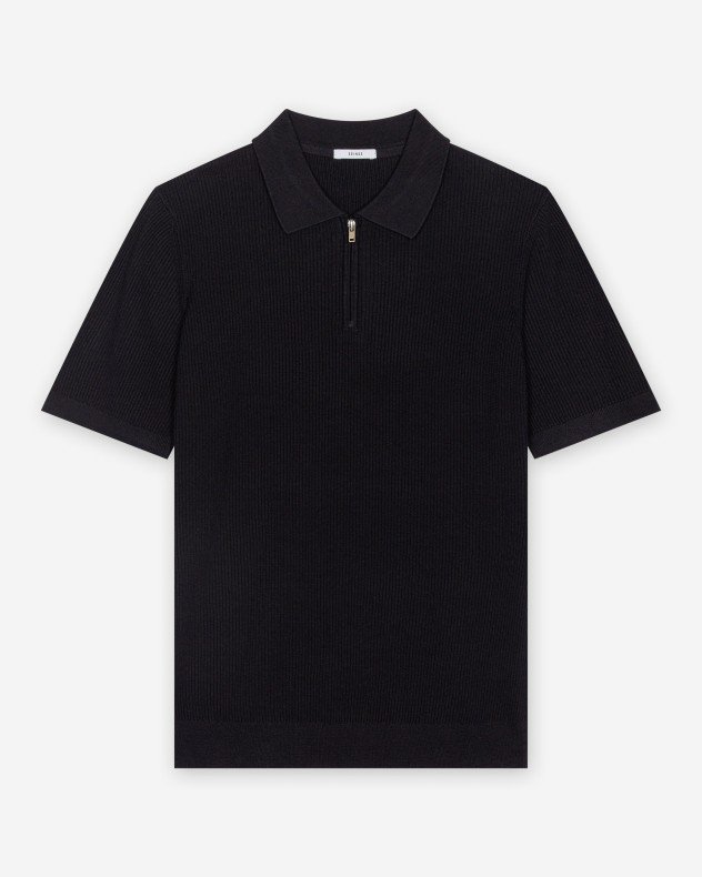 Seinse ME3199SS Taupe Polo shirt - Blue