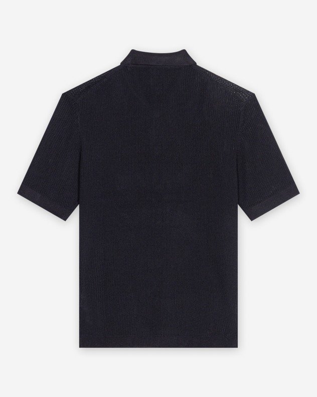 Seinse ME3204SS Beige Shirt - Blue