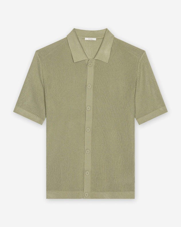 Seinse ME3204SS Beige Shirt - Green
