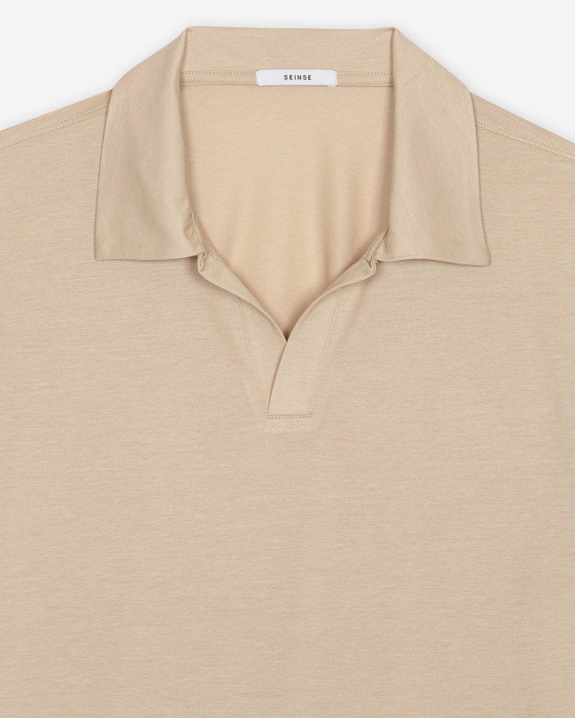 Seinse PE3269SS Gray Polo shirt - Beige