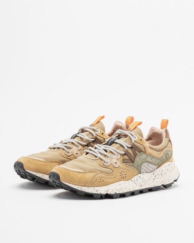 Flower Mountain YAMANO 3 MAN Camel Sneakers - Camel