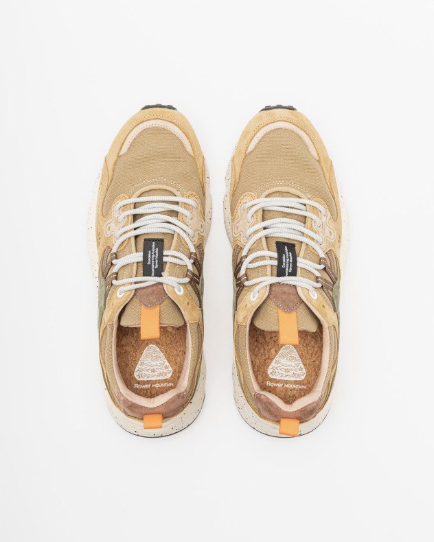 Flower Mountain YAMANO 3 MAN Camel Sneakers - Camel