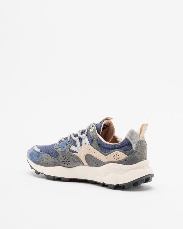 Flower Mountain YAMANO 3 MAN Blue Sneakers - Blue