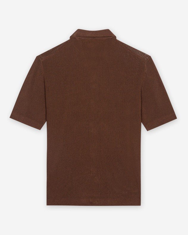 Seinse ME3204SS Beige Shirt - Brown