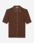 Seinse ME3204SS Beige Shirt - Brown