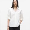 Karl Lagerfeld Classic Relaxed Poplin Shirt White Shirt - White