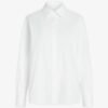 Karl Lagerfeld Classic Relaxed Poplin Shirt White Shirt - White