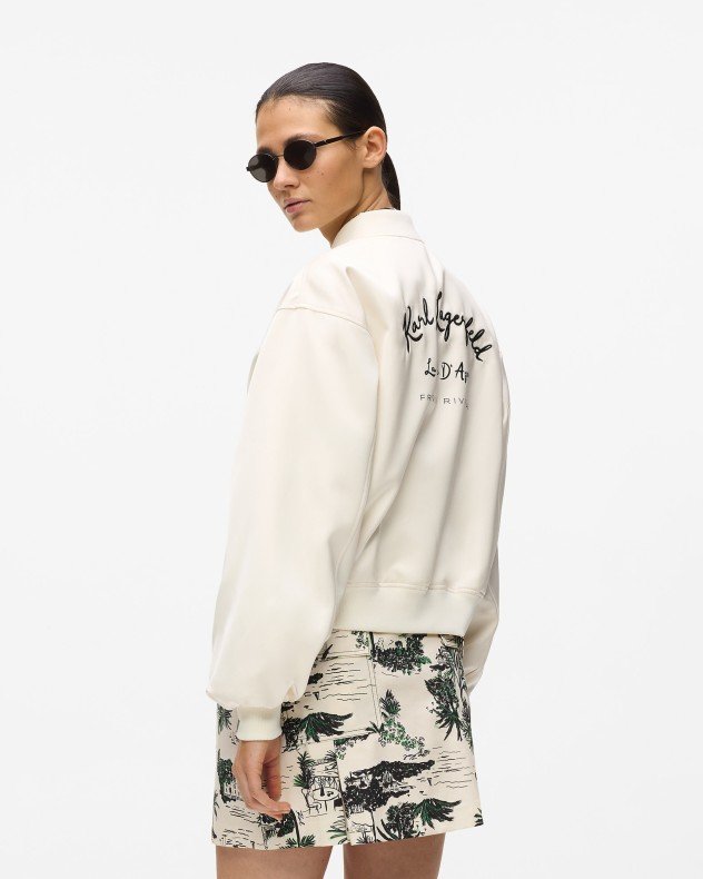 Karl Lagerfeld Cote D Azur Beige Jacket - Beige