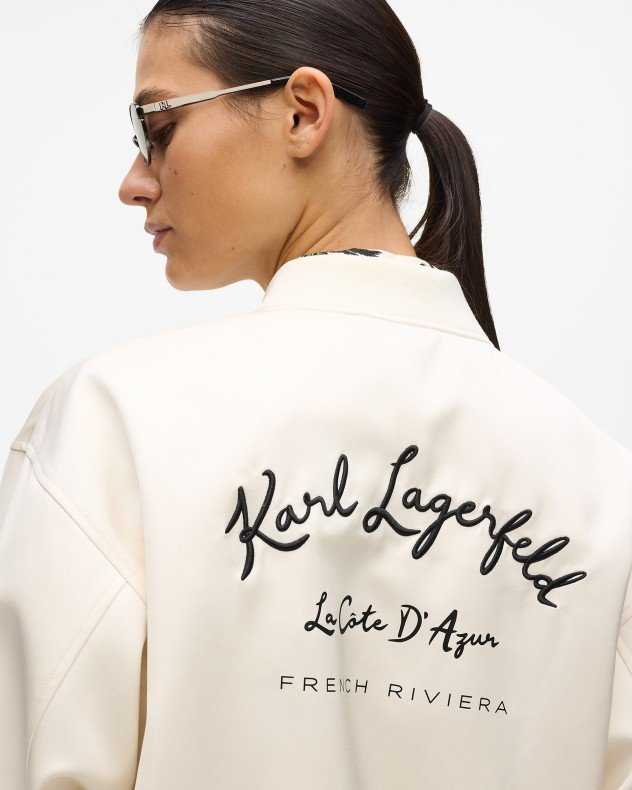 Karl Lagerfeld Cote D Azur Beige Jacket - Beige