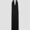 Karl Lagerfeld Signatura Lurex Beach Dress Black Dress - Black