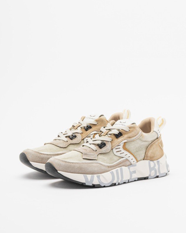 Voile Blanche CLUB01 Beige Sneakers - Beige