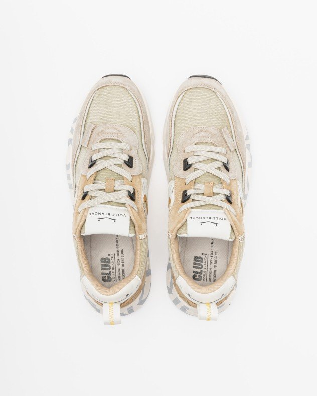 Voile Blanche CLUB01 Beige Sneakers - Beige