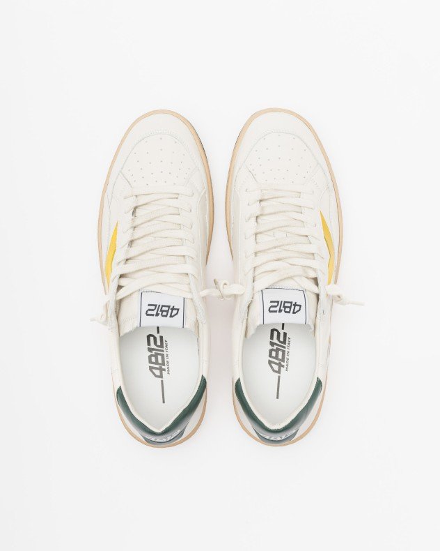 4B12 PLAYNEW White Sneakers - White