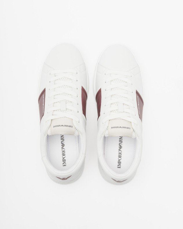 Emporio Armani EM003701 White Sneakers - White