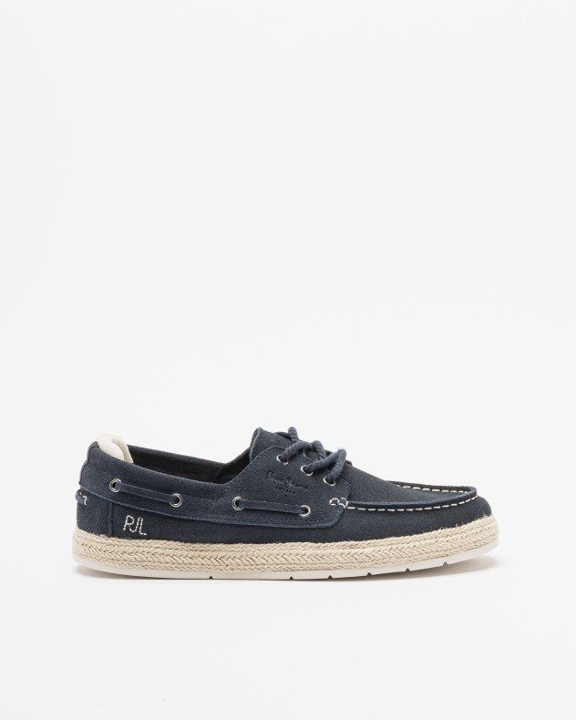 Pepe Jeans London Porto Deck Taupe Boat shoes - Blue