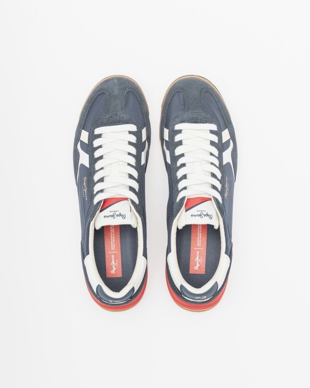 Pepe Jeans London Marvin Road M Blue Sneakers - Blue