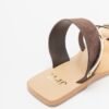 JFK K53 Camel Flat sandals - Brown