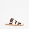 JFK K53 Camel Flat sandals - Brown