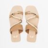 JFK K53 Brown Flat sandals - Camel