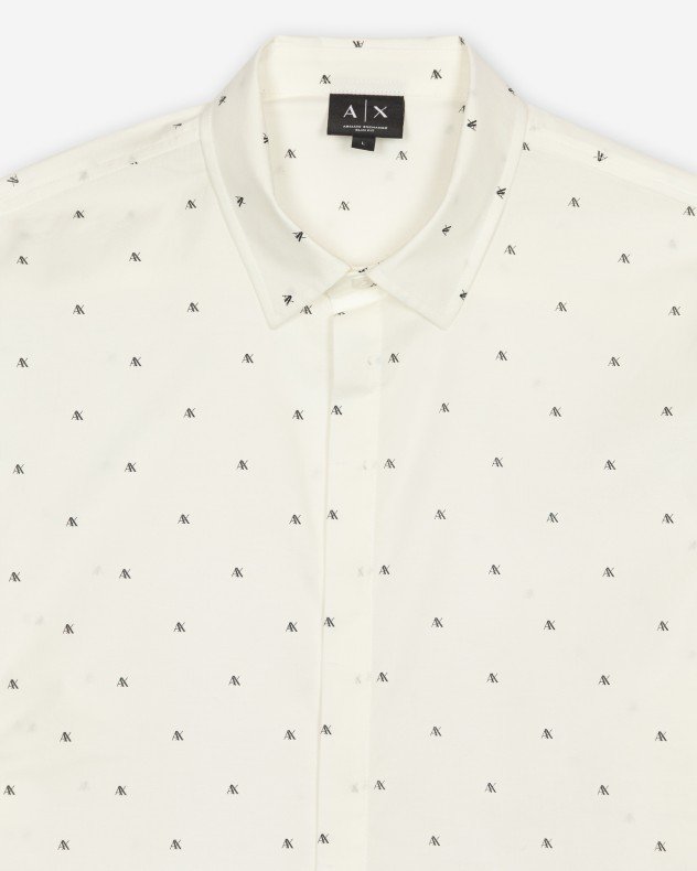 Armani Exchange XM000625 White Shirt - White
