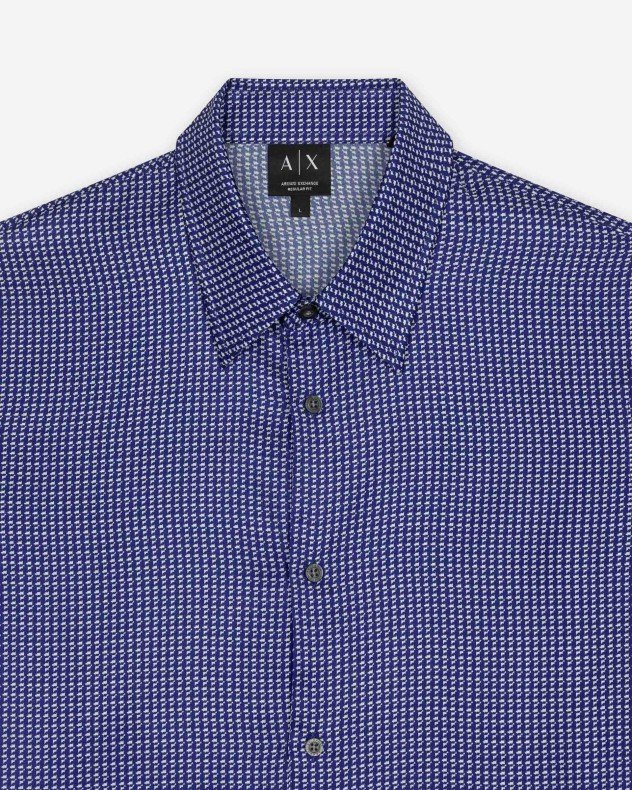 Armani Exchange XM002280 Blue Shirt - Blue