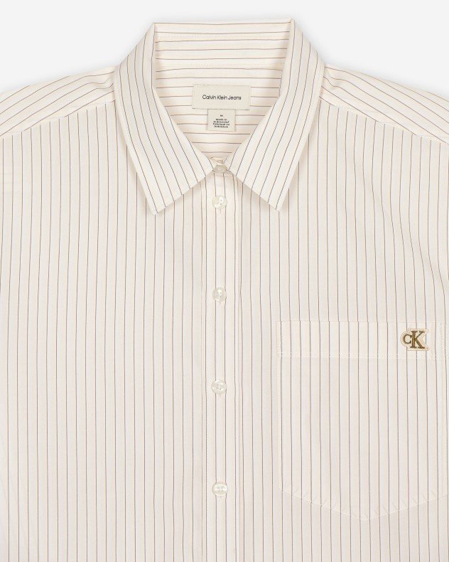 Calvin Klein Jeans LV047F103G Beige Shirt - Beige