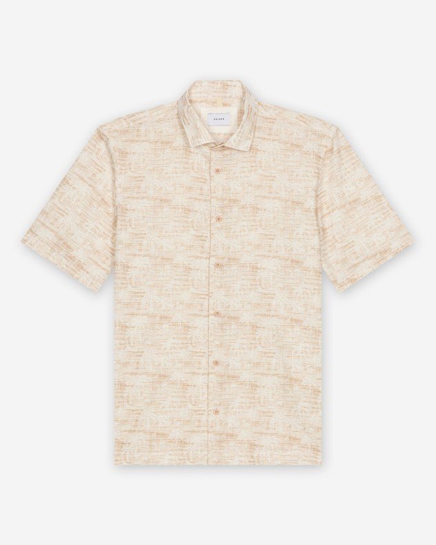 Seinse CE1111SS Beige Short sleeve shirt - Beige