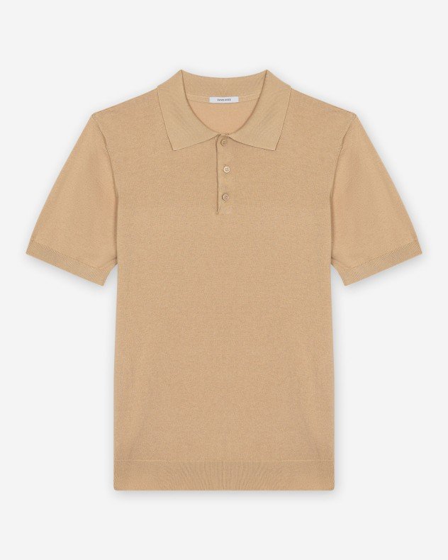 Seinse ME3188SS Green Polo shirt - Beige