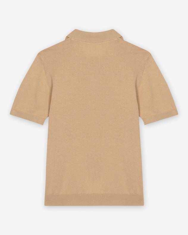 Seinse ME3188SS Green Polo shirt - Beige