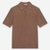 Seinse ME3199SS Taupe Polo shirt - Taupe