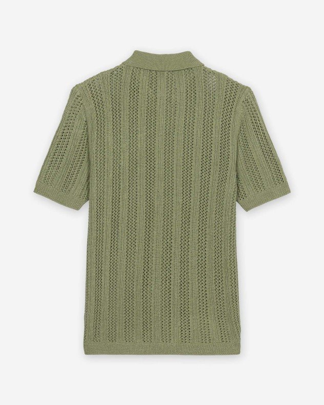 Seinse ME3253SS Green Camisa de malha de manga curta - Green