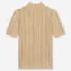 Seinse ME3253SS Green Camisa de malha de manga curta - Beige