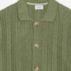 Seinse ME3253SS Green Camisa de malha de manga curta - Green