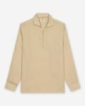 Seinse CE1089SS White Linen shirt - Beige