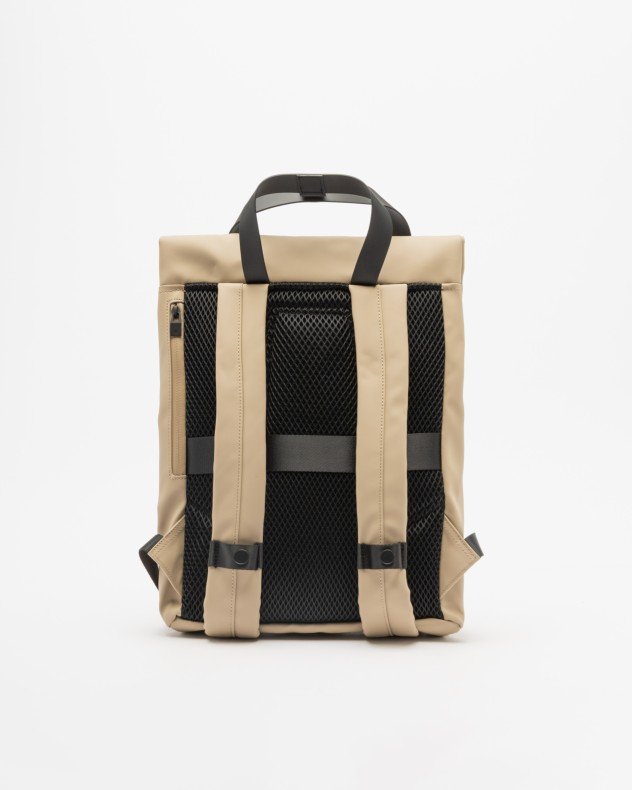 Rains 2 Way Tote Backpack Green Backpack - Beige