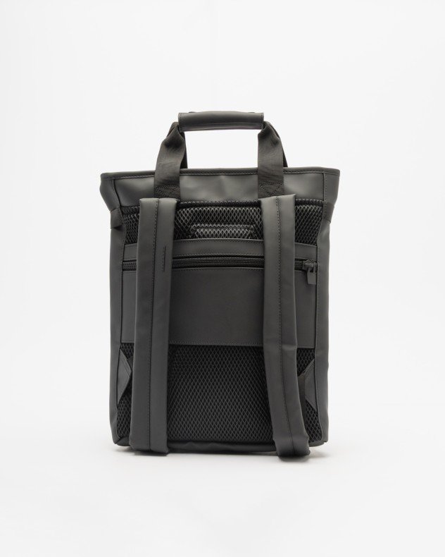 Rains Texel Tote Backpack W3 Green Backpack - Black