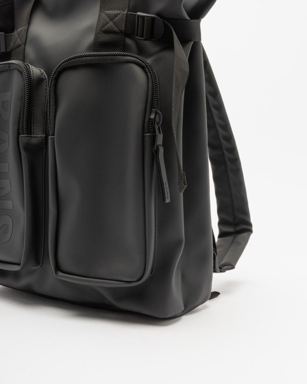 Rains Texel Tote Backpack W3 Green Backpack - Black