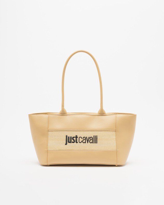 Just Cavalli 80RA4BT2 Black Shopper bag - Beige