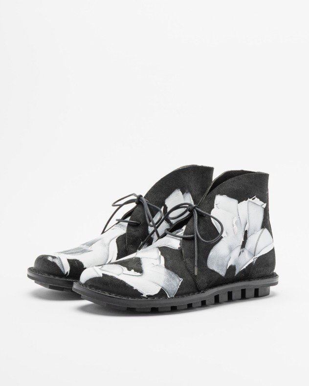 Trippen CAMUS Black Ankle Boots - Black