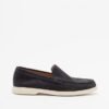 Boss Sienne Loaf Brown Moccasins - Blue
