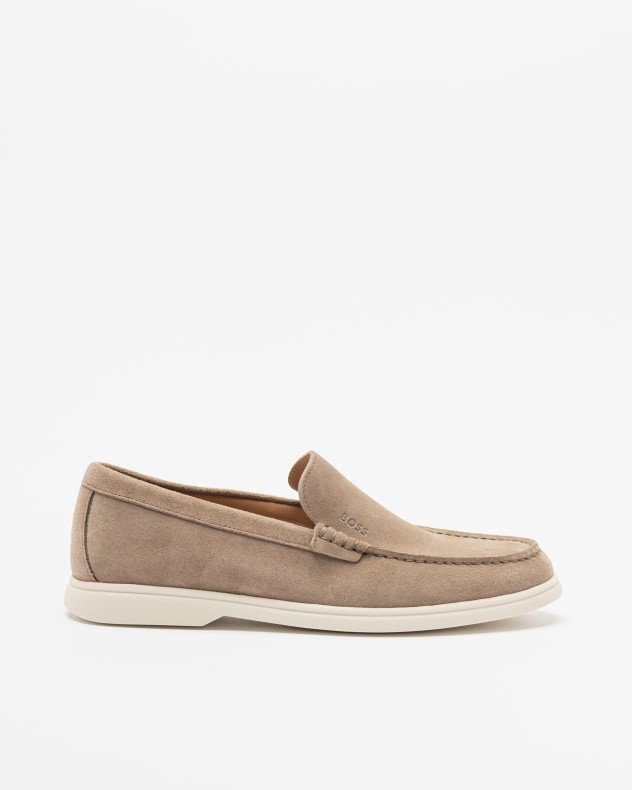 Boss Sienne Loaf Brown Moccasins - Beige