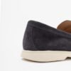 Boss Sienne Loaf Brown Moccasins - Blue