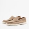 Boss Sienne Loaf Brown Moccasins - Beige