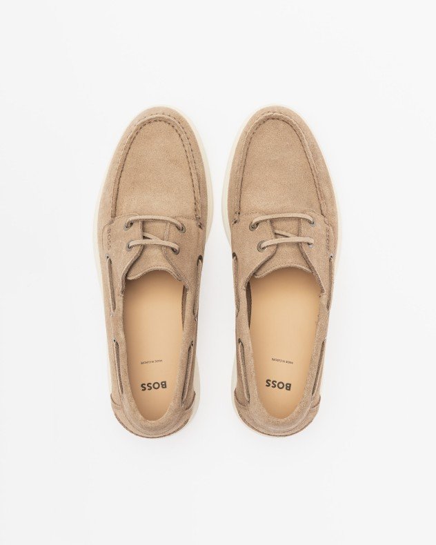 Boss Sienne Boat Beige Boat shoes - Beige