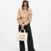 Karl Lagerfeld K/RSG Square Medium Tote Beige Tote bag - Beige