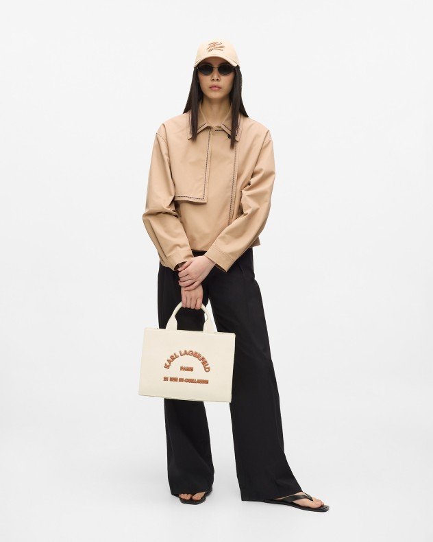 Karl Lagerfeld K/RSG Square Medium Tote Beige Tote bag - Beige