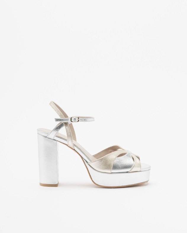 PROF A70 Silver High Heeled sandals - Silver