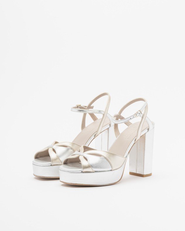 PROF A70 Silver High Heeled sandals - Silver