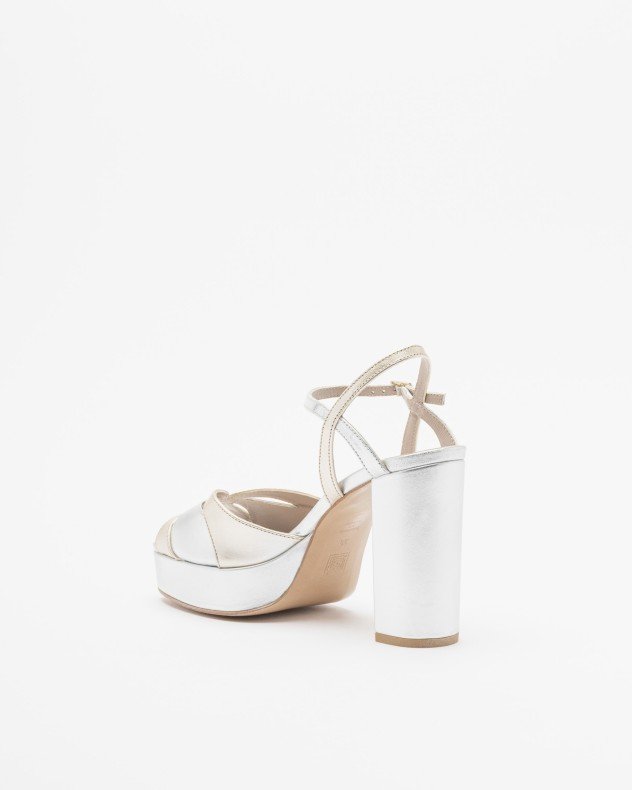 PROF A70 Silver High Heeled sandals - Silver